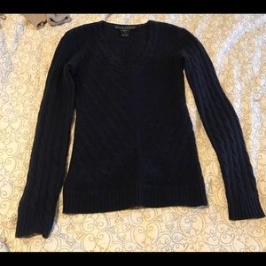 Ralph Lauren navy CASHMERE v neck sweater Small